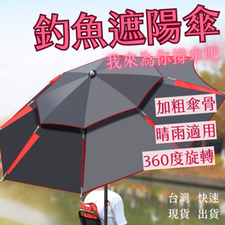 【每日出貨】 釣魚遮陽傘 戶外遮陽傘 野餐遮陽傘 2米 雨傘 遮陽 陽傘