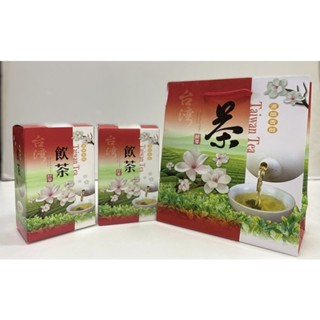 "現貨"茶葉紙盒 包裝盒 四兩台灣飲茶紅色茶葉紙盒 提袋 送禮包裝
