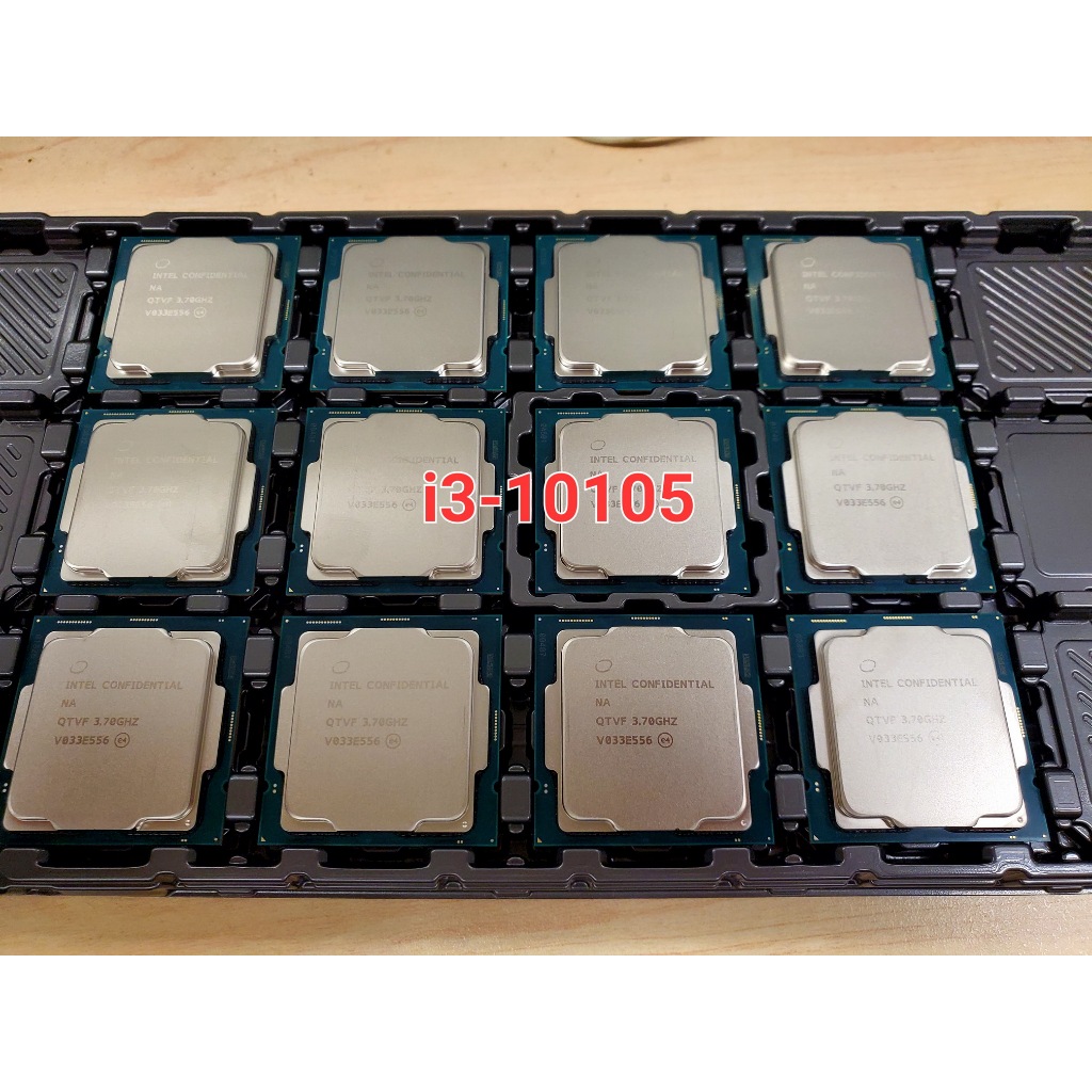 全新 INTEL i3-10105 第10代QS有內顯CPU / 四核八線
