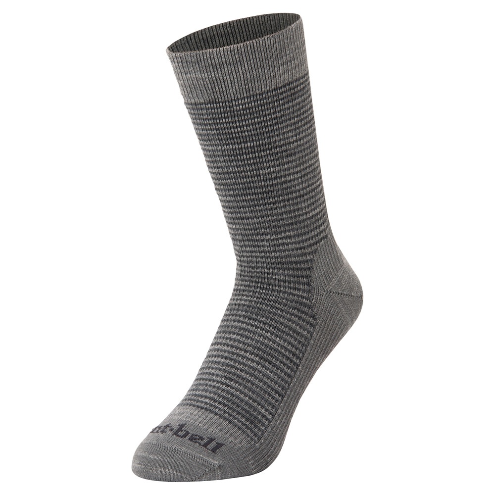 【mont-bell】1118428 CH 鐵灰 美麗諾羊毛襪子 Merino Wool MW TRAVEL SOCKS