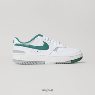 NIKE GAMMA FORCE W AF1 白綠 皮革 麂皮 厚底 經典 低筒 休閒鞋 女鞋【DX9176-106】