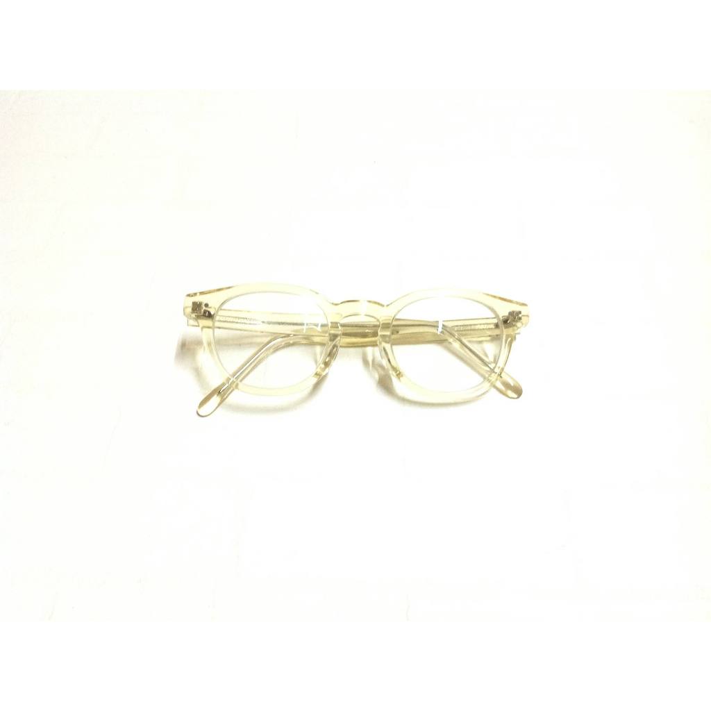 Zoff 金黃色透明膠框眼鏡 Z317 日本二手鏡框 品質良好 玉出屋