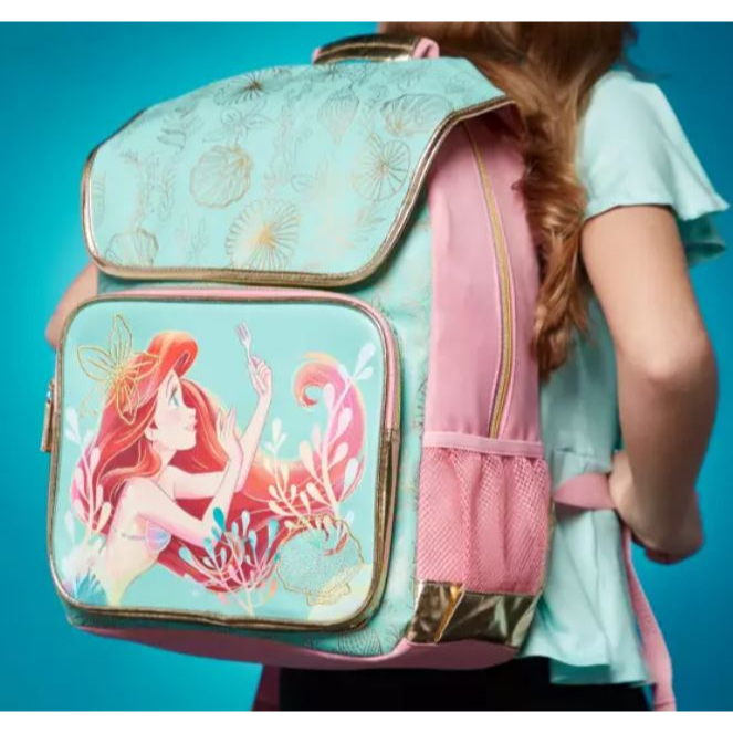 ❤️正版❤️迪士尼園區 美國迪士尼 Mermaid 小美人魚 ARIEL 後背包 背包 書包 兒童書包 16吋