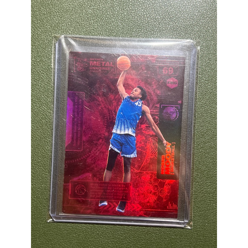 NBA球員卡✨ 2021 Skybox Metal Universe  Red Moses Moody /150