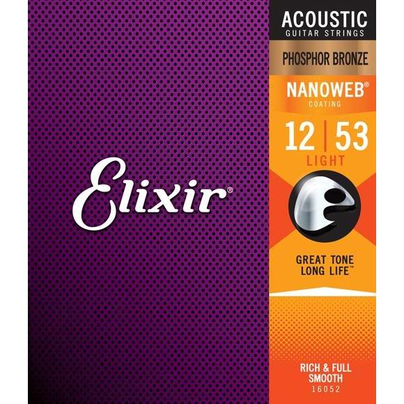【可洛音樂】Elixir民謠吉他弦 正版公司貨 1253 紅銅/磷青銅 NANOWEB 16052