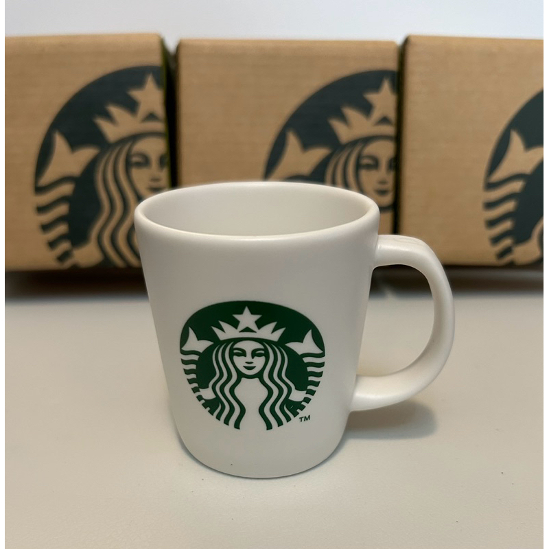 Starbucks 星巴克 經典女神logo 陶瓷杯 馬克杯 小杯 咖啡杯 茶杯 3 oz 89ml