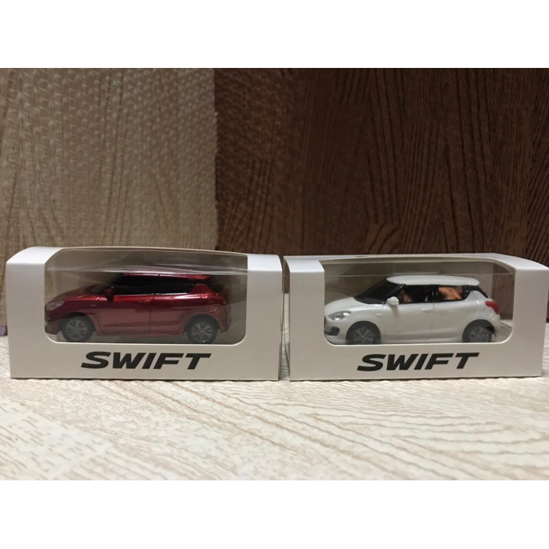 SUZUKI Swift 白色+紅色 2台一套 日規原廠模型車