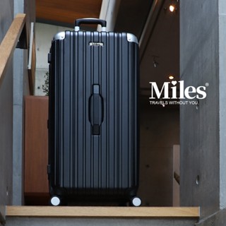 【Miles】32吋 大容量 PC 耐撞 運動行李箱(拉鍊款/TSA海關鎖)-黑色(霧面款) BSMI：R3B548