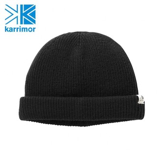 【Karrimor】日本製 原廠貨 中性 shallow beanie 保暖帽/運動/生活/旅行 黑