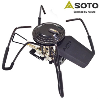 SOTO 穩壓輕便型蜘蛛爐 ST-340BK 黑 BSMI (U)CI 0672439