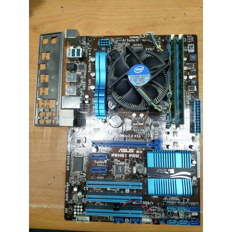 i5 2400+P8H61 PRO+DDR3 4G*2-拆機良品