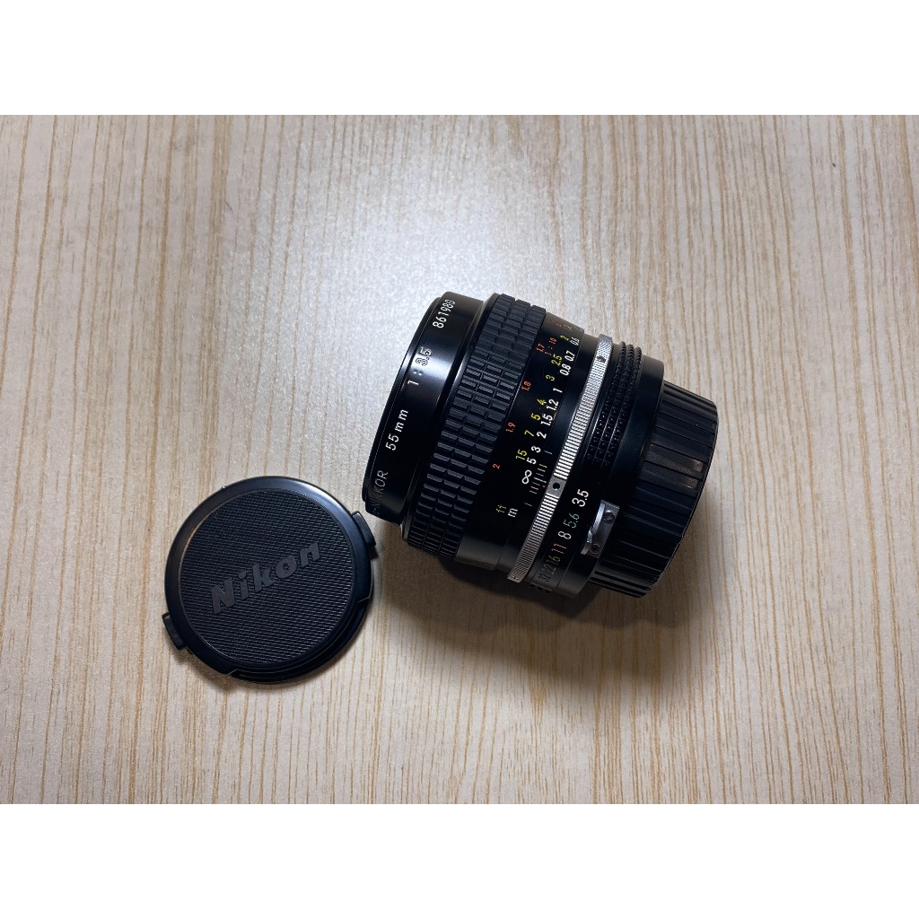 NIKON MICRO-NIKKOR 55mm F3.5 K版 NON-AI 微距鏡 手動對焦