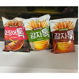 🌟現貨Orion 好麗友Market O 薯條餅乾 馬鈴薯脆條 香草鹽風味 魷魚風味 80g 🌟