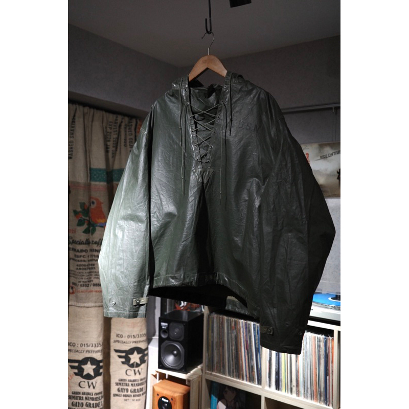 《舊贖古著》40s USN WW2 Rain Parka 海軍 公發 甲板雨衣 古著 vintage