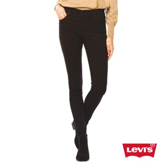 Levis 女款 721 牛仔褲 緊身窄管 黑色基本款 彈性布料 21233-0015