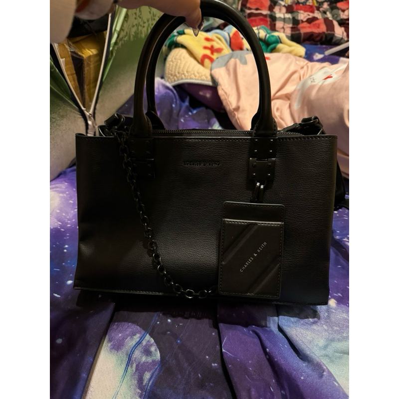 （二手正品）小ck 手提肩包兩用包