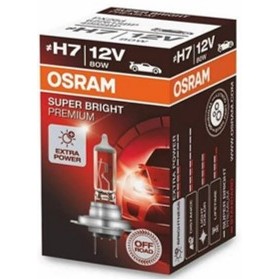 【億威】(62261SBP/德國製/H7) OSRAM H7 12V 80W高瓦鹵素燈泡-產地德國
