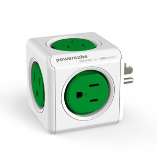 PowerCube 荷蘭 PowerCube 擴充插座 綠色