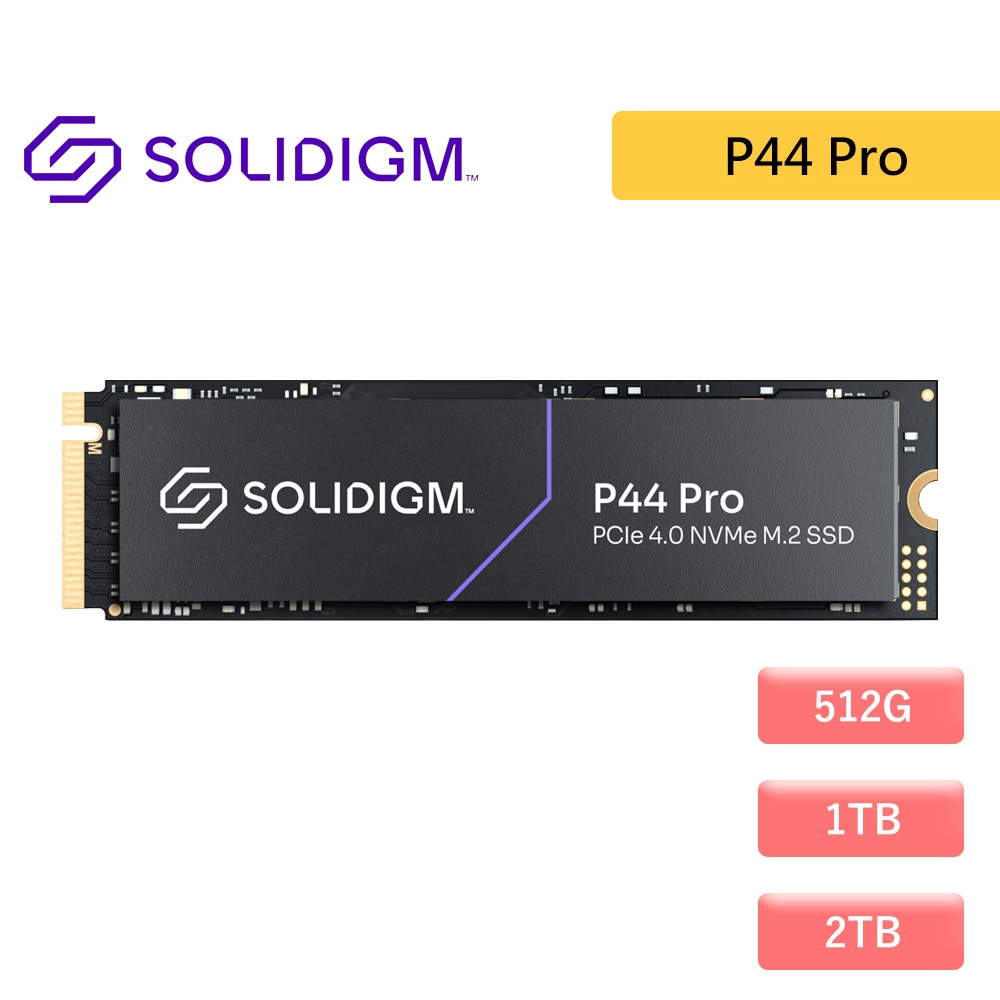 Solidigm P44 Pro SSD固態硬碟 M.2 PCIe 4.0 SSD 固態硬碟【多容量可選】
