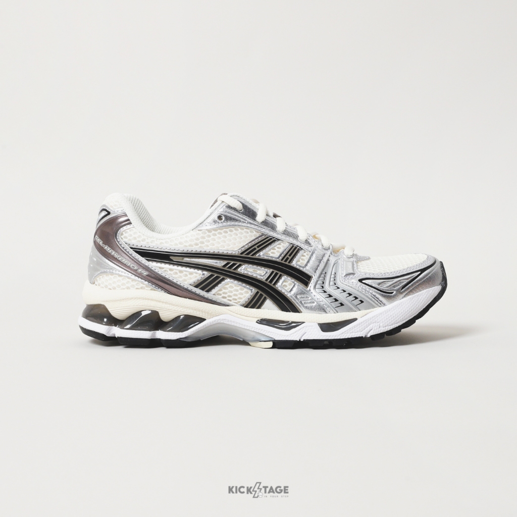 ASICS Gel-Kayano 14 Cream Black 奶油黑白銀休閒跑鞋 老爹鞋【1201A019-108】