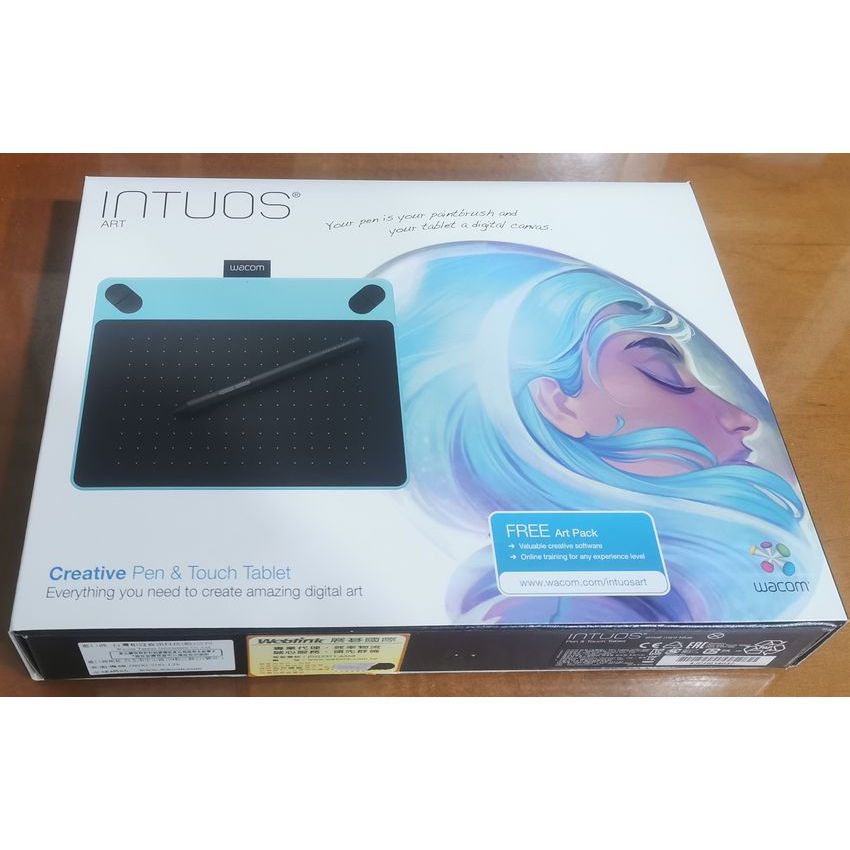 (含稅) Wacom Intuos Art CTH-490/B0-WO藝術創意觸控繪圖板-灰(小)