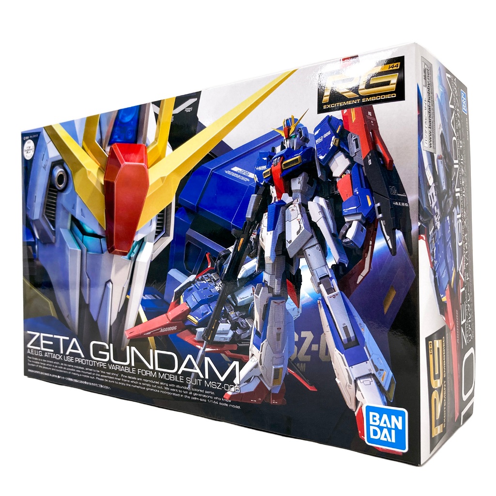 BANDAI 萬代 現貨 RG 1/144 #10 MSZ-006 Zeta Gundam Z鋼彈 5061599 鋼不