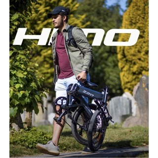 優質鋁合金白灰色 HIMO Z20 20"折疊電動城市自行車