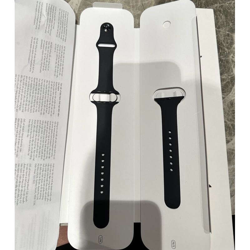 全新原廠Apple 44 公釐黑色運動型錶帶 - M/L
