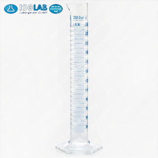 ✧GIDI 儀器✧ ISOLAB 玻璃量筒 10ml~500ml 附證書【含稅附發票】｜實驗室器材 A級量筒 德製量筒｜
