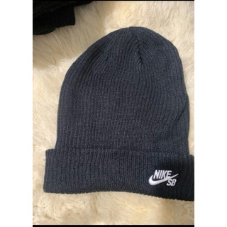 (youth) kid 兒童 二手 未使用 Nike SB 兒童 大童 黑 毛帽 帽 帽子
