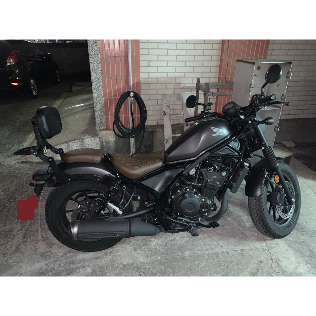 Rebel500S後靠背 適用於 Honda 叛軍1100改裝貨架 CMX1100 司機靠背 Rebel500S司機靠背