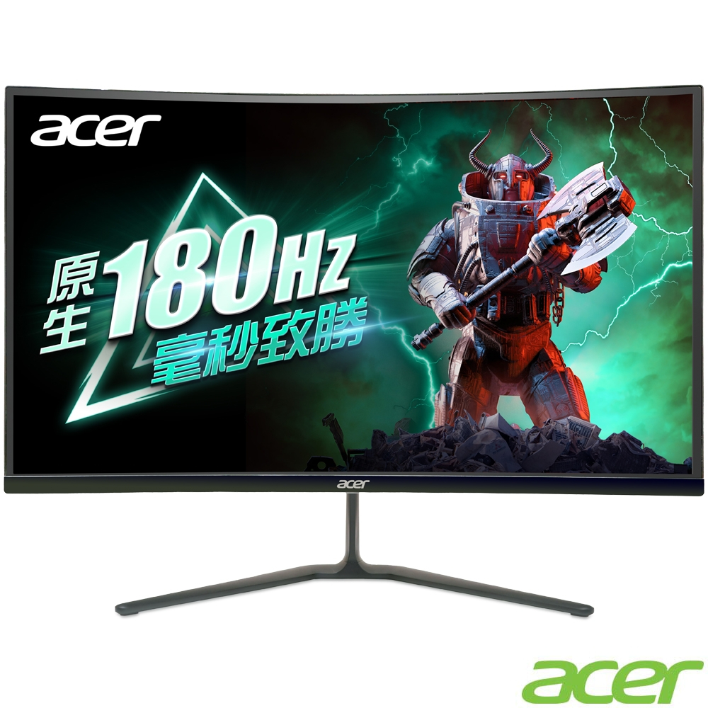 ACER ED270R S3 (27型/180Hz/1500R曲面/1ms/HDMI*2/DP/喇叭/VA) 電競螢幕