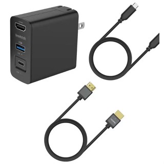 預購 Soodatek Switch Dock PD45W 充電影音轉接器 附Type C 傳輸線+HDMI 2.0傳輸