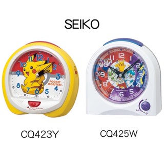 現貨✦咘咘購物✦日本精工SEIKO精靈寶可夢CQ425W 鬧鐘 鈴聲 神奇寶貝球 Pokémon 寶可夢 開學 皮卡丘