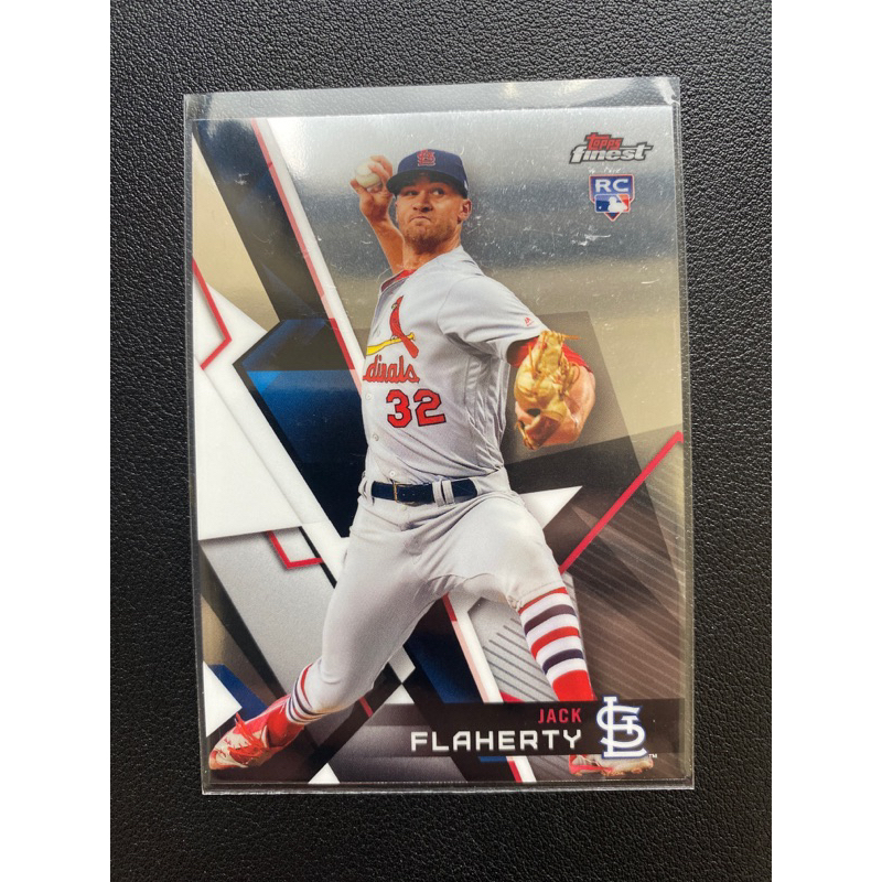 MLB 紅雀隊 老虎隊 Jack Flaherty topps rc 球衣卡 普卡 球員卡 棒球 二手 請看描述