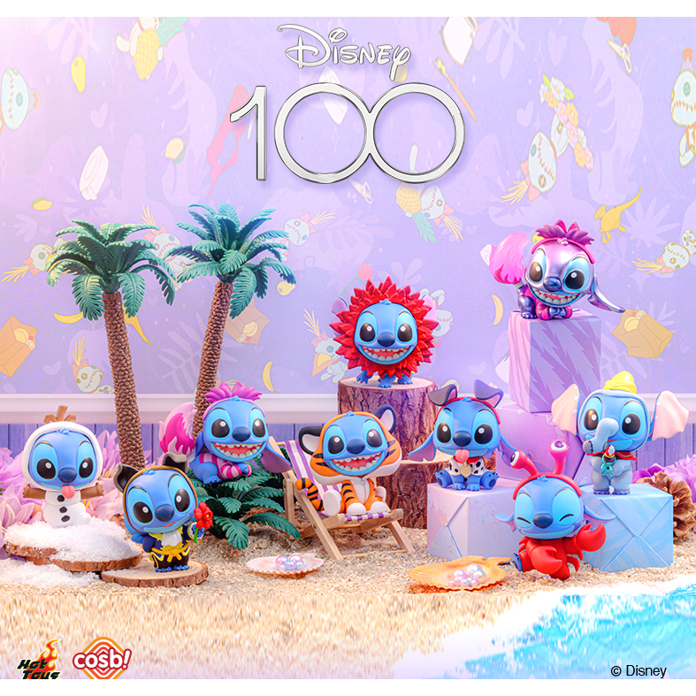 &lt;蛋黃限定&gt;👽新貨到🥹 Hot Toys Cosbi 迪士尼100周年 變裝史迪奇 史迪奇二代 盒玩 挑款 全新現貨^^