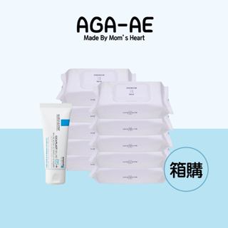 【理膚寶水XAGA】理膚寶水B5全面修復霜(40ml/條)+韓國 AGA 純白厚濕巾(70抽/10包)【安琪兒婦嬰百貨】