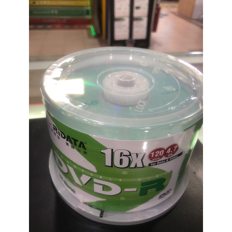 第三家❤■【配件】RIDATA 光碟片16X DVD-R/50片桶裝(布丁桶)