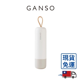 GANSO 隨身款毛絮滾輪黏把 典雅白