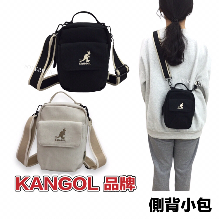 POKER📣(免運-原廠公司貨) KANGOL 袋鼠 帆布 側背小包 小包 側背包 斜背包 女生包包 男生包包