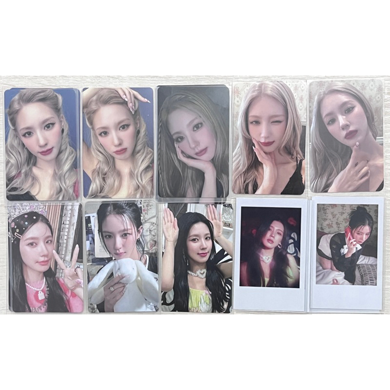 ❗️現貨持續更新(G)I-DLE 薇娟 麵官方特典小卡  薇娟solo專卡I FEEL I LOVE gidle女娃