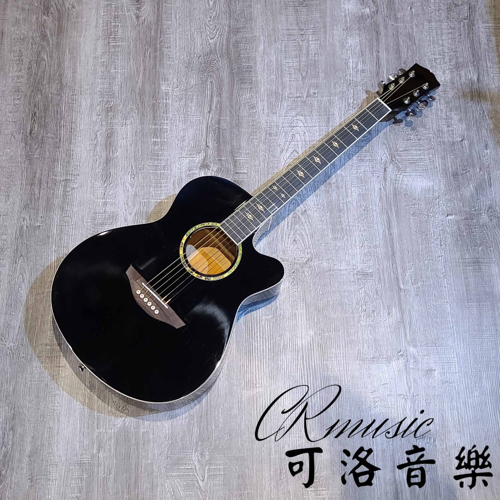 【可洛音樂】免運 Borya FGS-13C-BK 民謠吉他 木吉他 合板 新手吉他