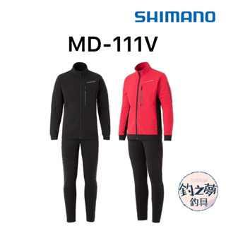 釣之夢~SHIMANO 22年秋磯新品 MD-111V LIMITED PRO 棉質釣魚裝 休閒套裝 釣魚套裝 運動套裝