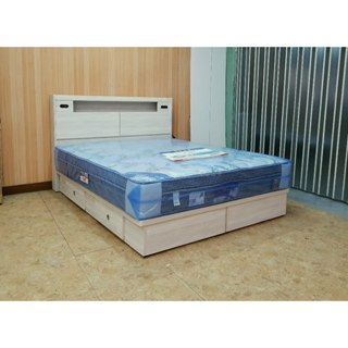 【SG居家美學】※限高雄市區※(SG-1223)5尺/6尺雙人可收納床頭板.掀式床頭片/抽屜床底.床架/獨立筒乳膠床墊
