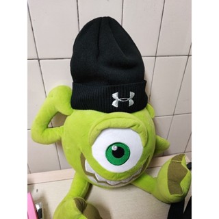 ua 毛帽 鴨舌帽 大眼仔娃娃 冬天毛帽抱枕 出國必備 棒球帽