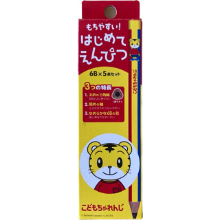現貨附發票_日本製Benesse 巧虎學習鉛筆 一盒5隻筆+一個描畫板【Q寶寶】
