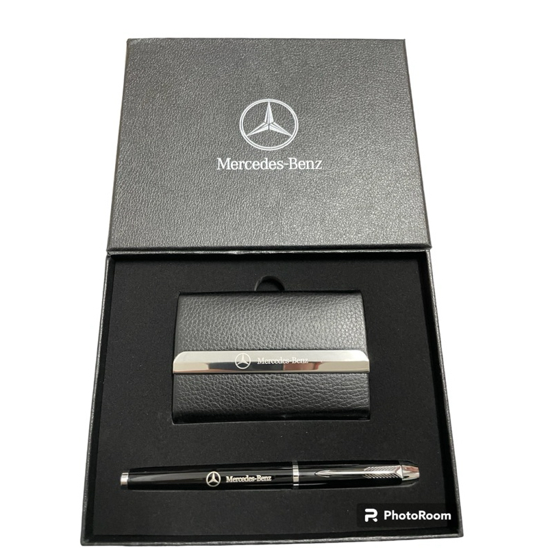 （賓士交車禮）Mercedes Benz 名片夾禮盒 鋼筆禮盒
