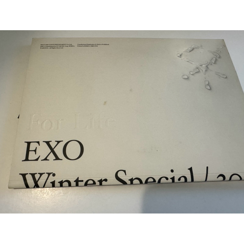 EXO winter special/2016 exo 2016 冬季特別專輯 EXO-L