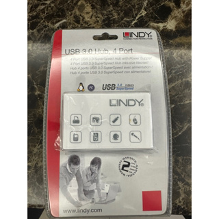 辦公室必備 Lindy USB 3.0 Hun 4 port