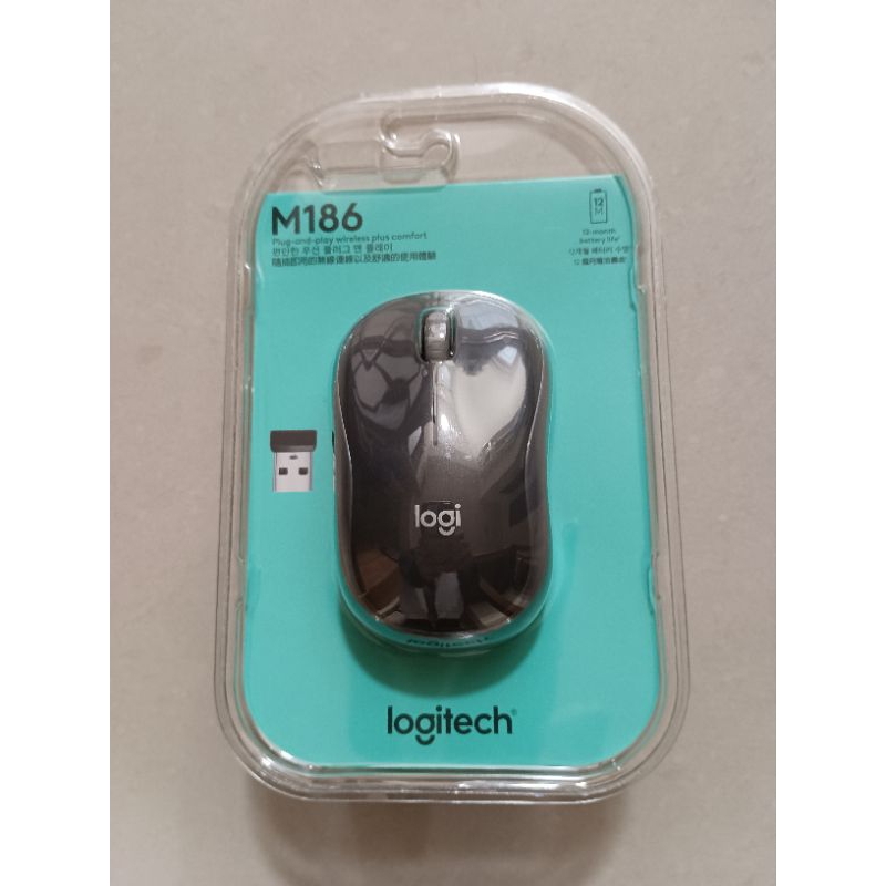 Logitech 羅技 無線滑鼠 M186